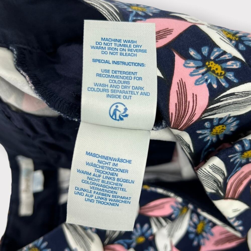 Boden Richmond Floral Crop Pants WM454 Size 6 Petite - Picture 6 of 9